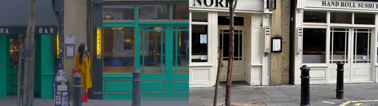 This scene from the "The Carol" music video was shot at 16 Moor St.
