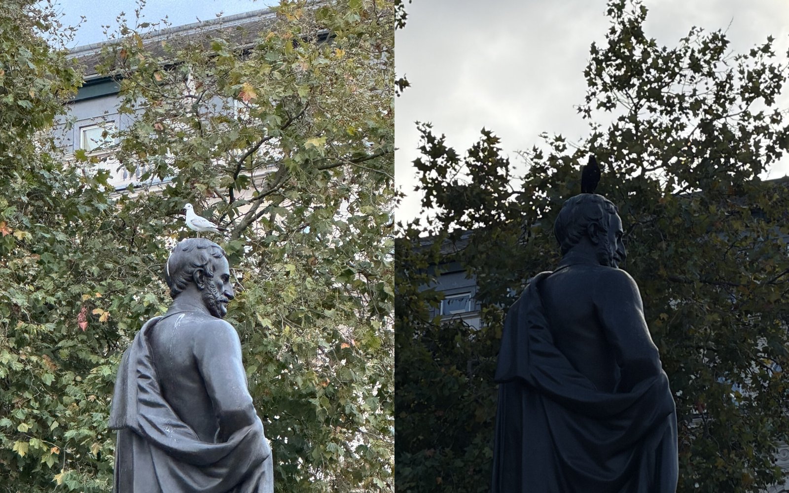 JinSoul posted this photo of the Major General Sir Henry Havelock Statue in Trafalgar Square.