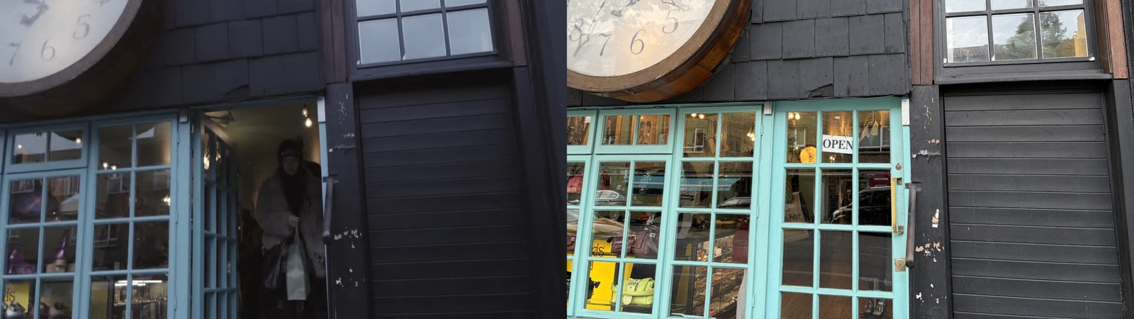 Yves visited the Vivienne Westwood Worlds End shop on King's Rd.