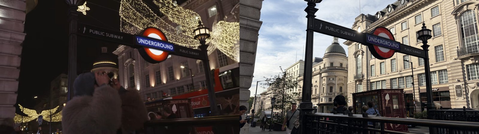 In her vlog, Yves was next to this Underground station in Piccadilly Circus.
