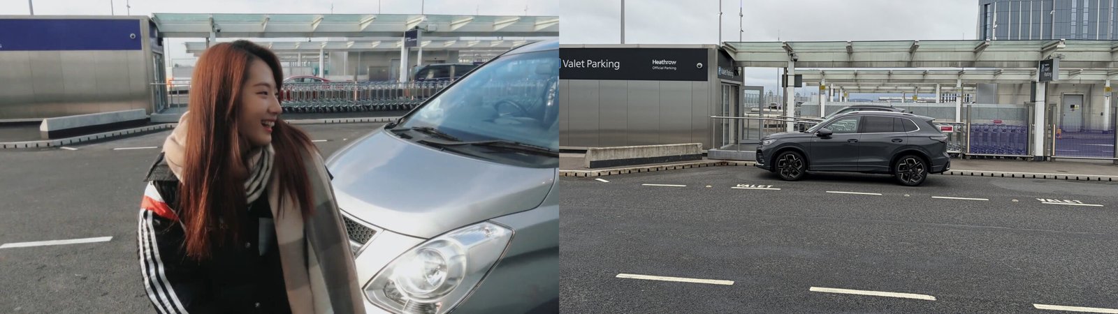 In Loona TV #51, HaSeul reunited with HeeJin and HyunJin in the parking outside Terminal 2 at London Heathrow Airport.